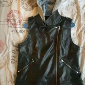 Women Bongo leather vest - XL